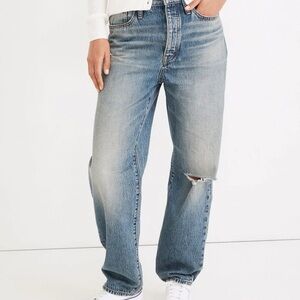 Madewell The Dadjean in Duane Wash: Ripped Edition size 24